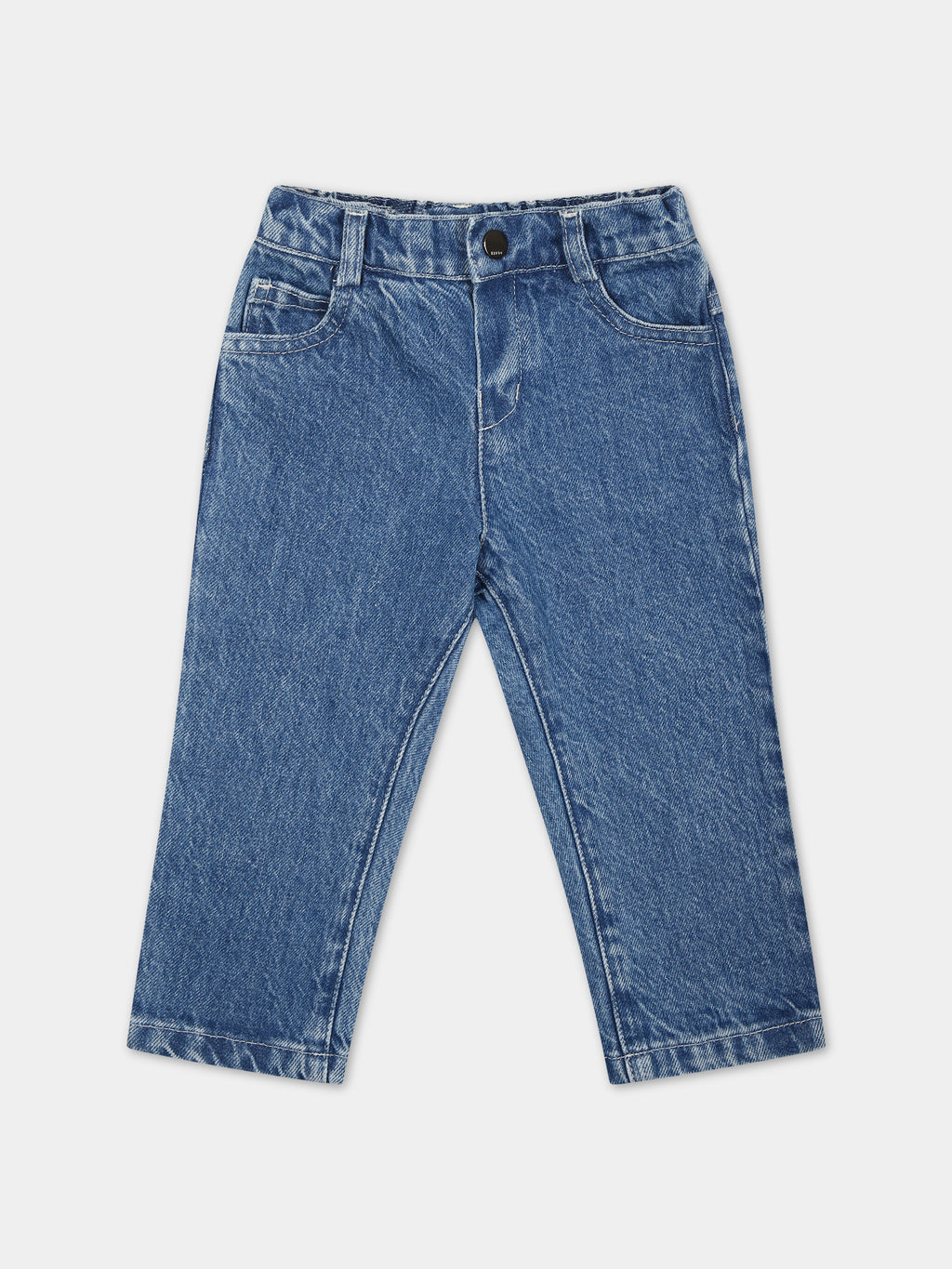 Denim jeans for babies with logo